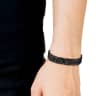Black Steel Metropole "L" Bracelet - 2040119 - image 1