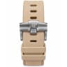 Luxury Automatic Dive Watch with Beige Dial & Rubber Strap - image 3