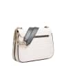 GUESS Assia Quilted Off White Crossbody Bag HWQG8499210-STO - image 1