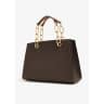 Michael Kors Cynthia Small Signature Logo Bag Brown/Acorn 30R5GCYS1B - image 1