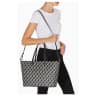 Armani Exchange Logo Print Black Tote Bag 942689 3F742 - image 1