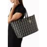 Armani Exchange Logo Print Black Tote Bag 942689 3F742 - image 2