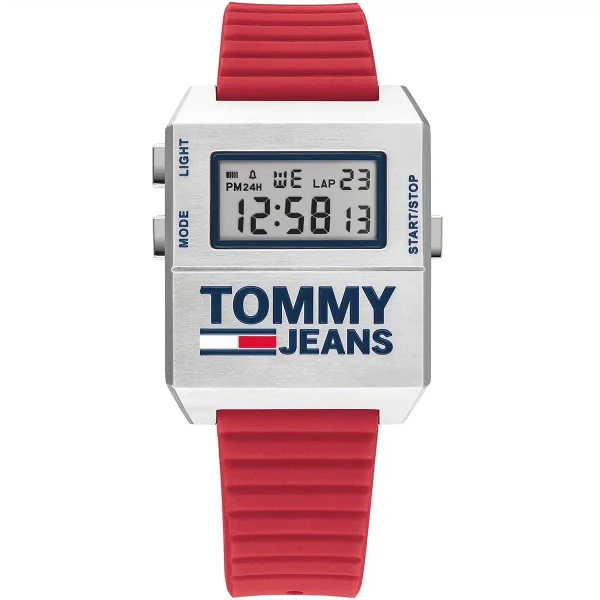 Tommy Hilfiger limited edition Men’s Watch 1791674– White Dial, Red Strap