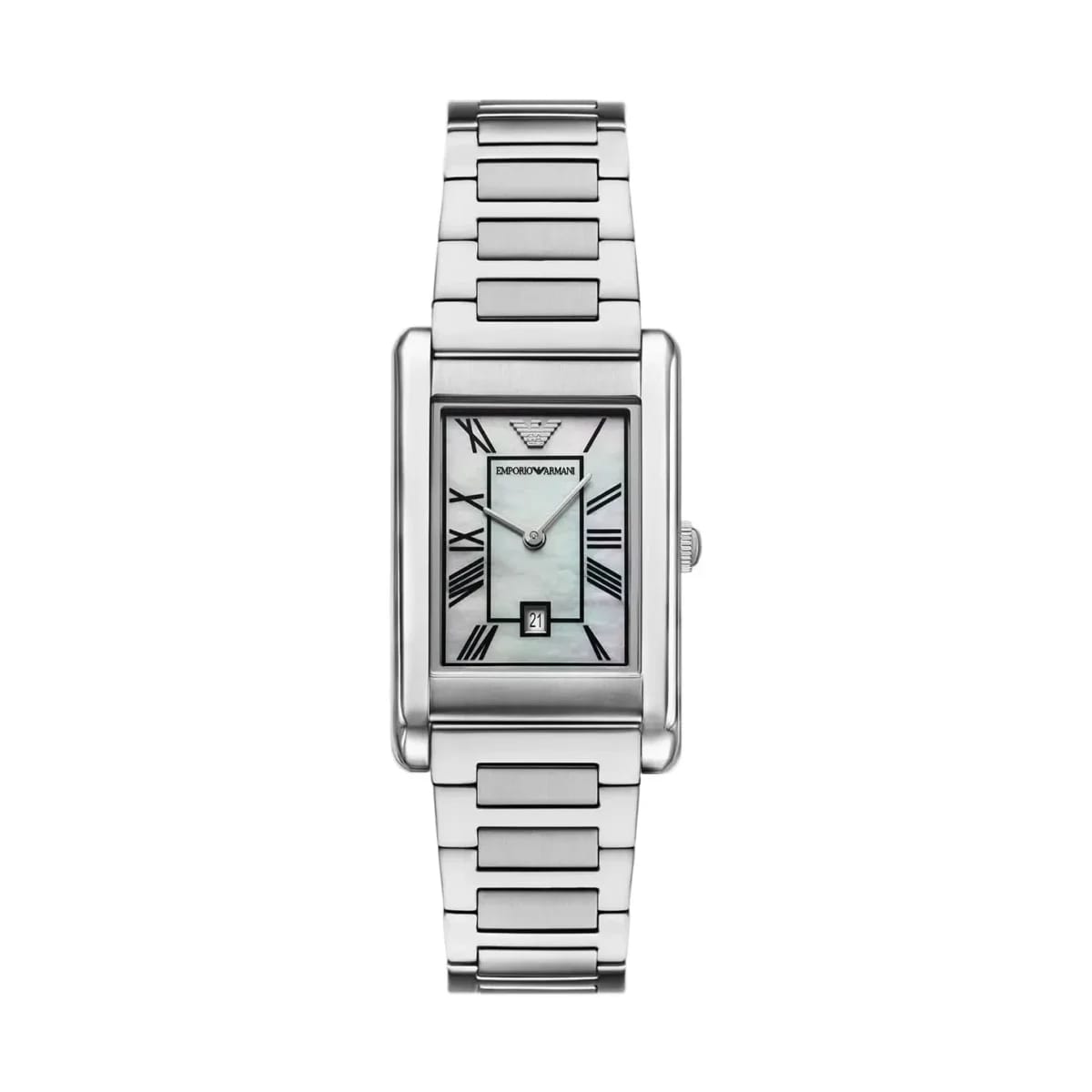 Emporio Armani Gino AR11664 Men's Watch – Mother of Pearl Dial & Silver Stainless Steel