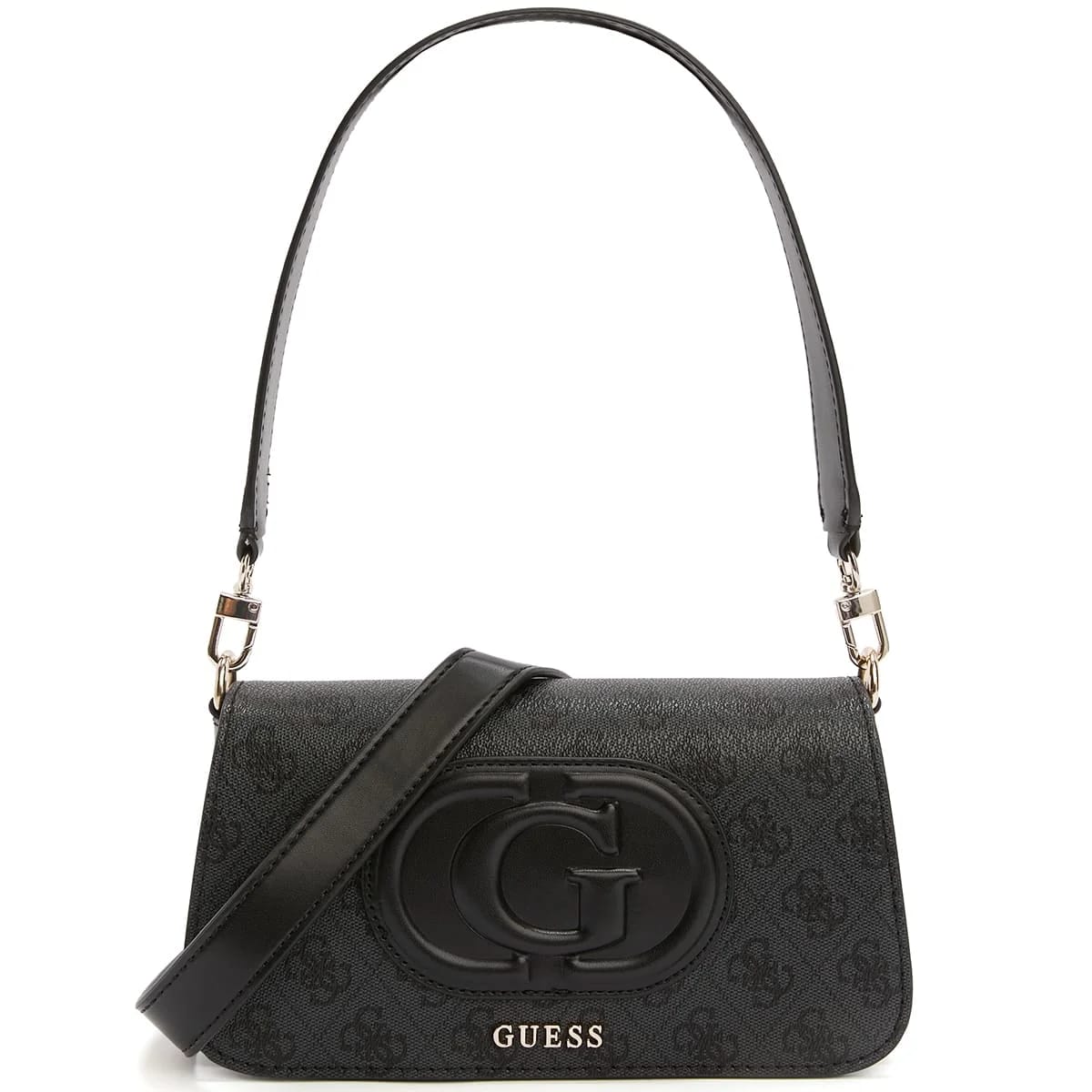 Guess Coal Black Women Shoulder Bag Hwesg951320