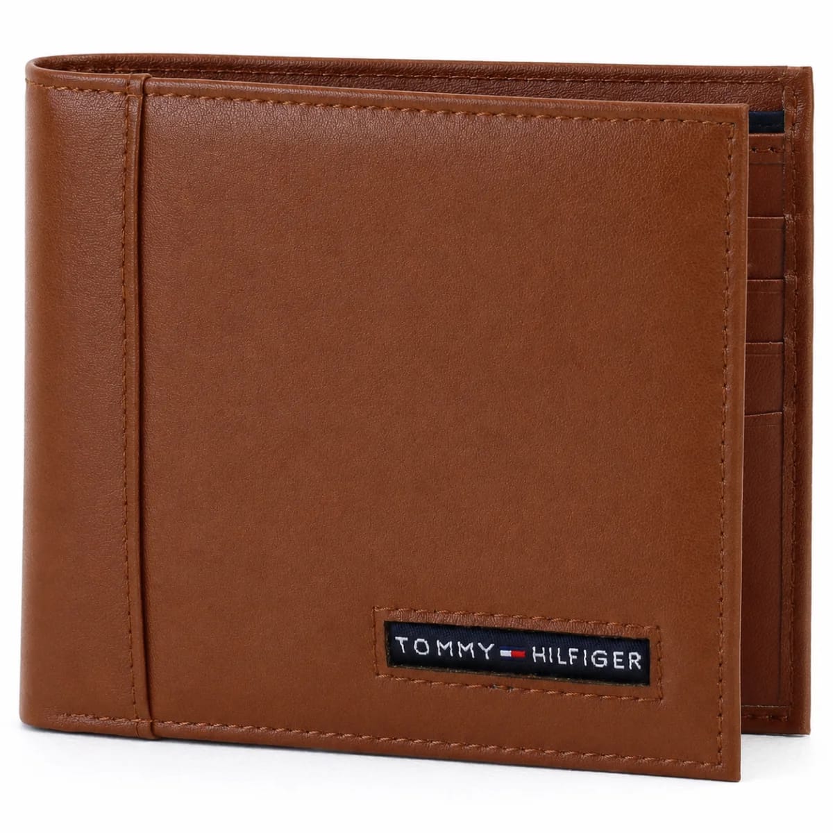Original Tommy Hilfiger Genuine Leather Brown Men Wallet Card Case