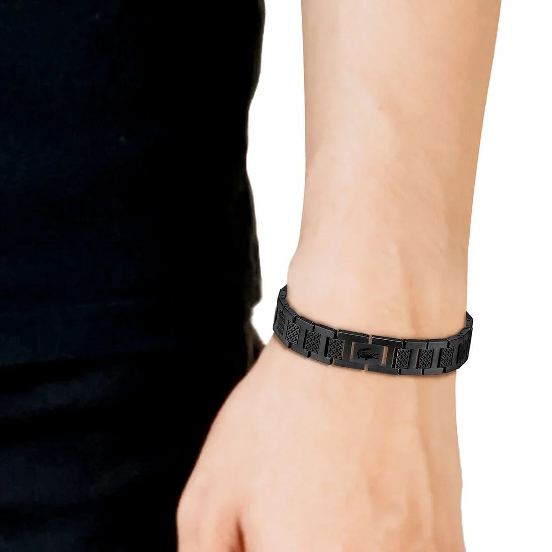 Black Steel Metropole "L" Bracelet - 2040119 - image 1