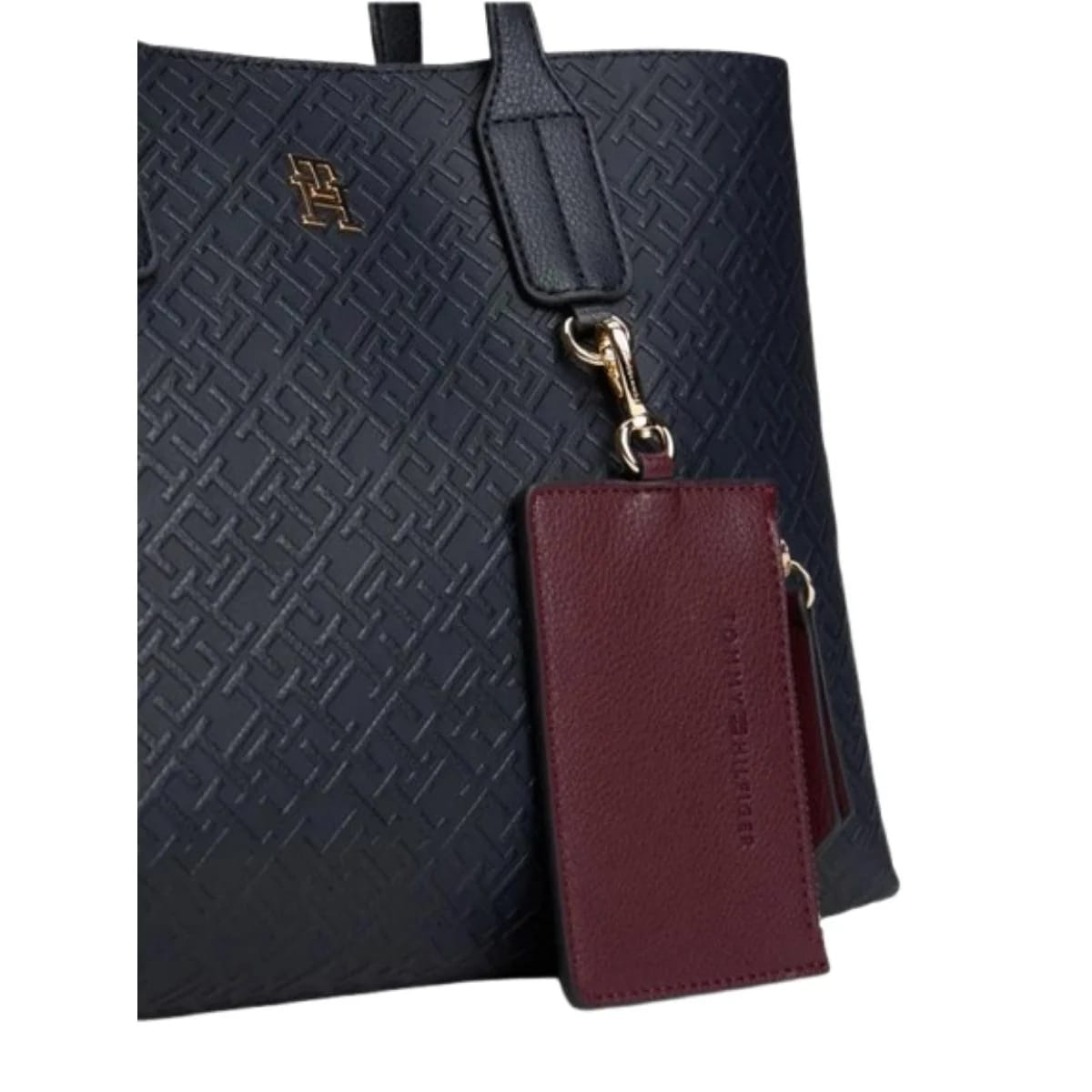 Tommy Hilfiger Icon TH Monogram Black Tote Bag AW0AW18724BDS - image 2